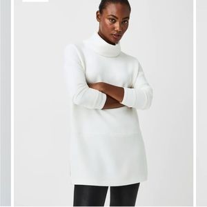 SPANX AirEssentials Turtleneck Tunic-powder white
